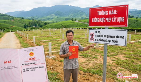 Có sổ đỏ nhưng không được phép xây dựng