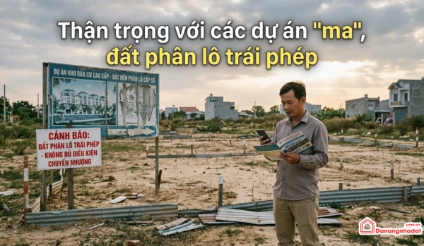 Thận trọng với các dự án "ma", đất phân lô trái phép